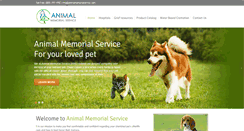 Desktop Screenshot of animalmemorialservice.com