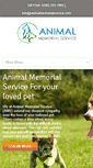 Mobile Screenshot of animalmemorialservice.com